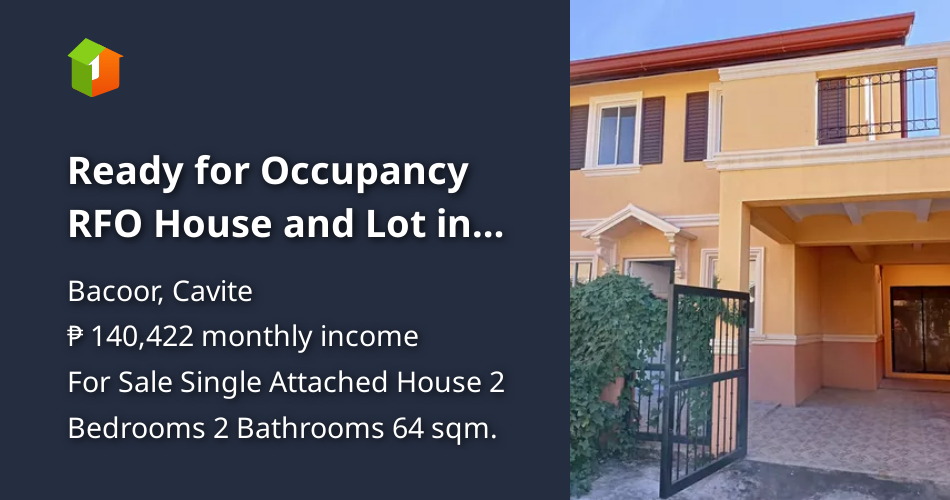 Ready for Occupancy RFO House and Lot in Daang Hari Bacoor Cavite 2