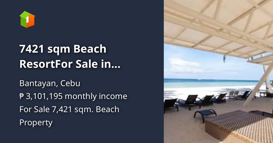 7421 sqm Beach ResortFor Sale in Bantayan Cebu [Beach Property 🏖️
