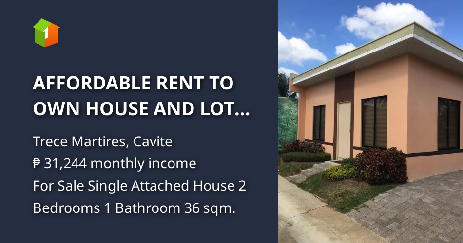 AFFORDABLE RENT TO OWN HOUSE AND LOT AT TRECE MARTIRES CAVITE [House