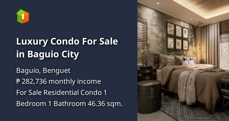 Luxury Condo For Sale in Baguio City [Condo 🏙️] (August 2024) in Baguio, Benguet for sale