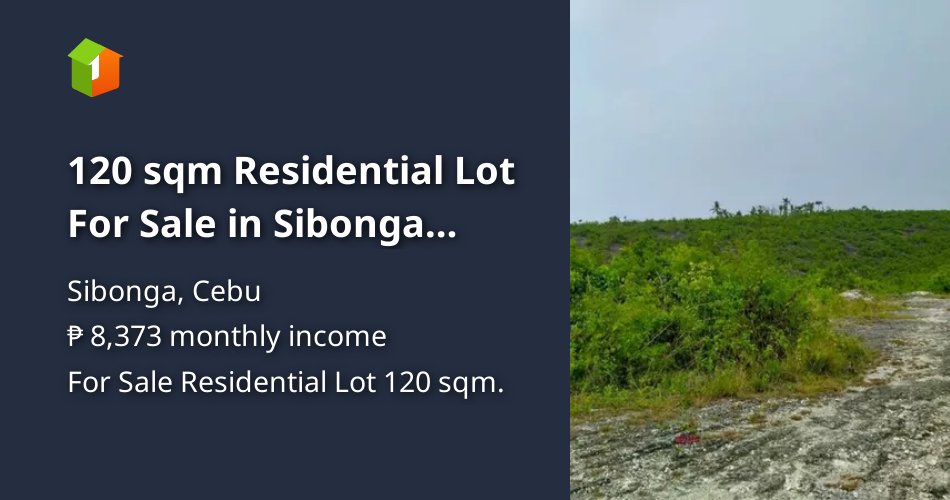 120 sqm Residential Lot For Sale in Sibonga Cebu [Lot 🚜] (October 2022
