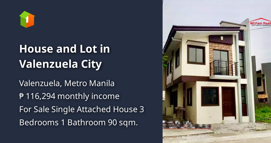 House and Lot in Valenzuela City [House and Lot 🏘️] (November 2022) in