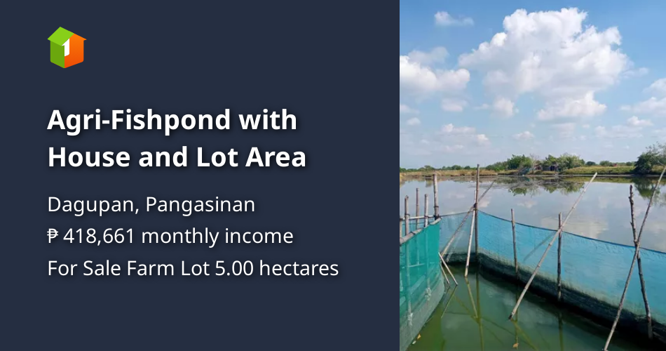 AgriFishpond with House and Lot Area [Lot 🚜] (December 2023) in