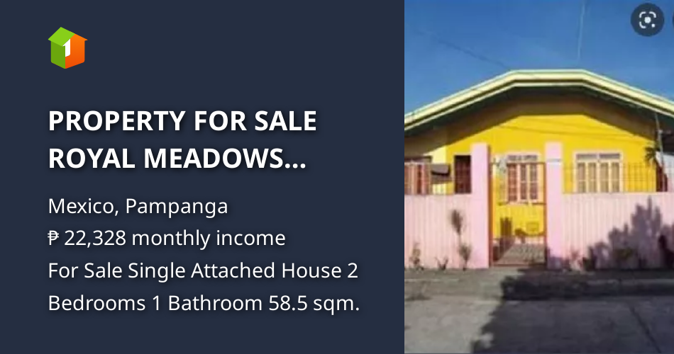 PROPERTY FOR SALE ROYAL MEADOWS SUBD.,1,440,000MEXICO, PAMPANGA [House