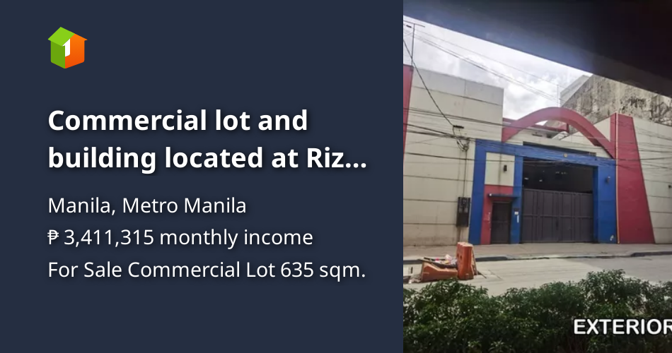 Commercial lot and building located at Rizal Avenue, Santa Cruz, Manila ...