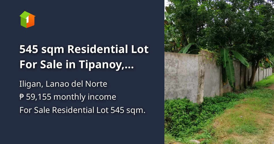545 sqm Residential Lot For Sale in Tipanoy, Iligan Lanao del Norte