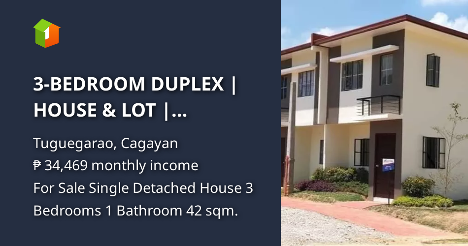 3BEDROOM DUPLEX HOUSE & LOT TUGUEGARAO [House and Lot 🏘️] (March