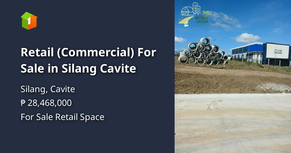 Retail For Sale in Silang Cavite Property 🏭