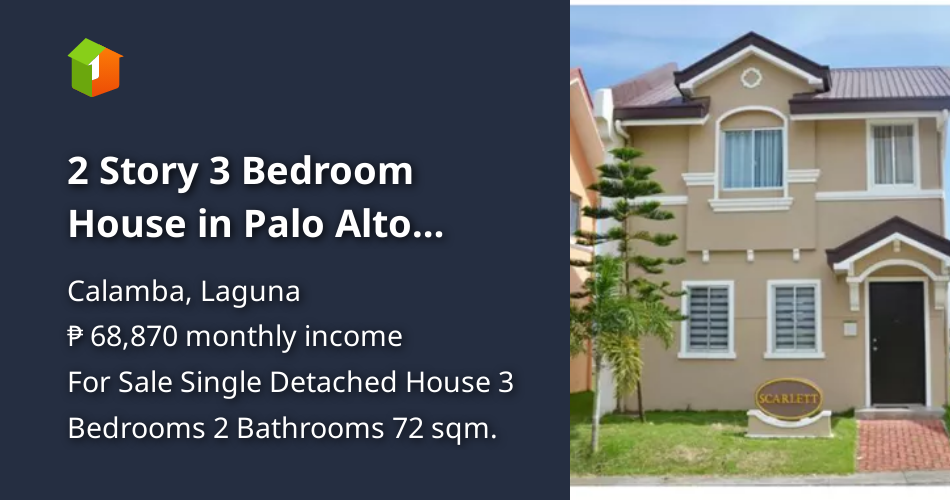 2 Story 3 Bedroom House in Palo Alto Calamba Laguna [House and Lot 🏘️