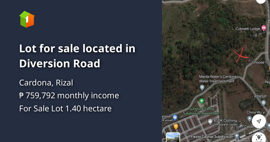 Lot for sale located in Diversion Road [Lot 🚜] (September 2023) in