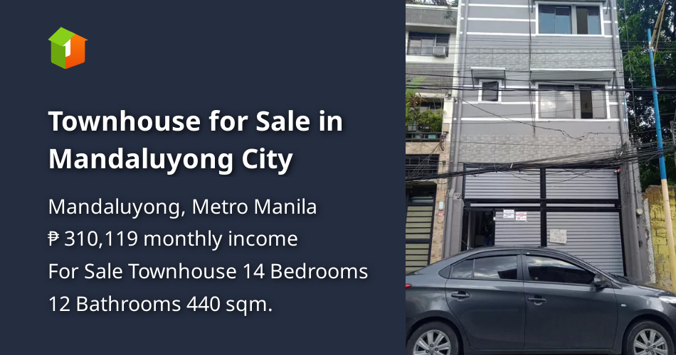 Townhouse for Sale in Mandaluyong City [House and Lot 🏘️] (February 2022) in Mandaluyong, Metro
