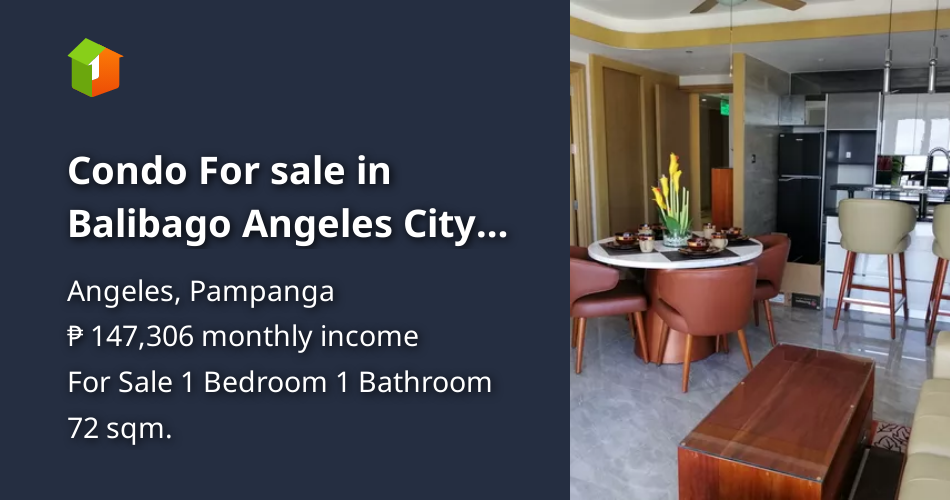 Condo For sale in Balibago Angeles City RFO Elegant turn over [Condo 🏙️