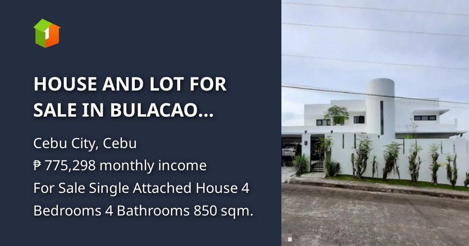 HOUSE AND LOT FOR SALE IN BULACAO PARDO CEBU CITY [House and Lot 🏘️