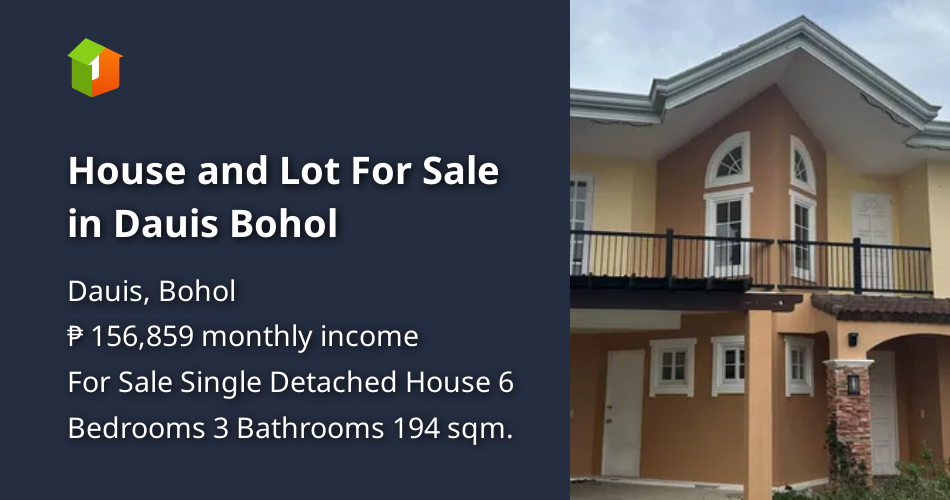 6bedroom House and Lot For Sale in Dauis Bohol [House and Lot 🏘️