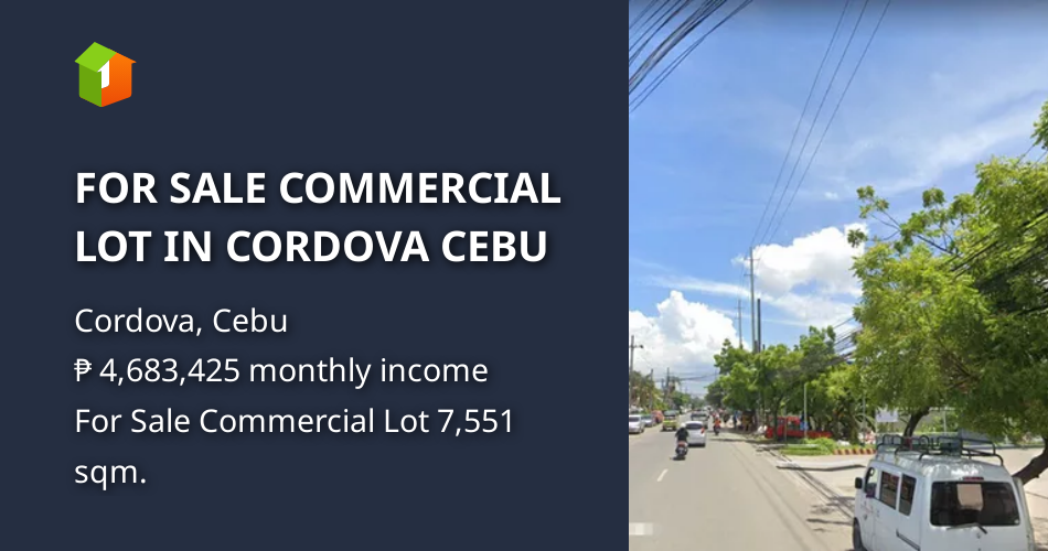 FOR SALE COMMERCIAL LOT IN CORDOVA CEBU [Lot 🚜] (May 2023) in Cordova