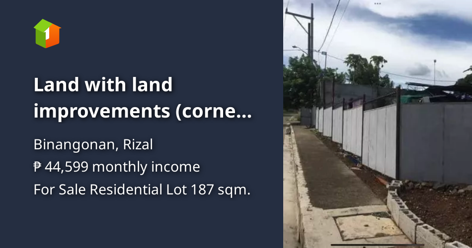 Land with land improvements (corner flat lot) [Lot 🚜] (March 2023) in