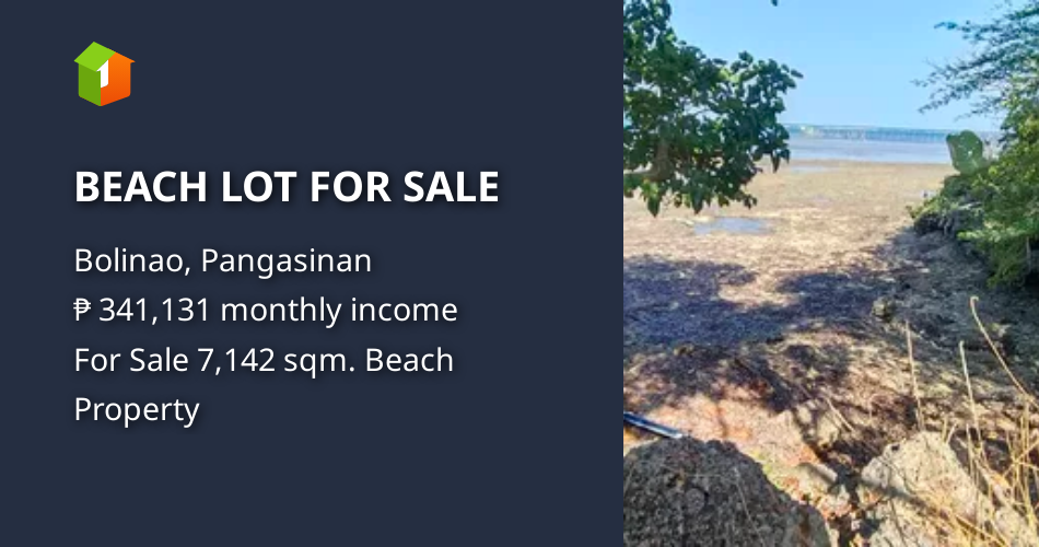 BEACH LOT FOR SALE [Beach Properties 🏖️] (November 2024) in Bolinao ...