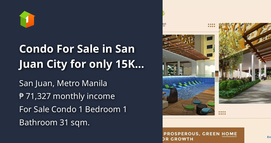 Condo For Sale in San Juan City for only 15K Month Turnover2024 [Condo 🏙️] (May 2024) in San