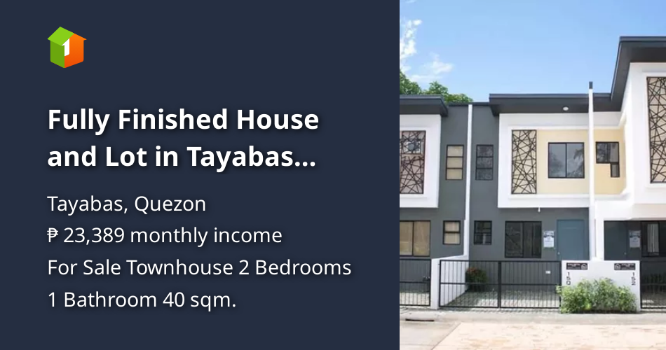 Fully Finished House and Lot in Tayabas Quezon MID unit [House and