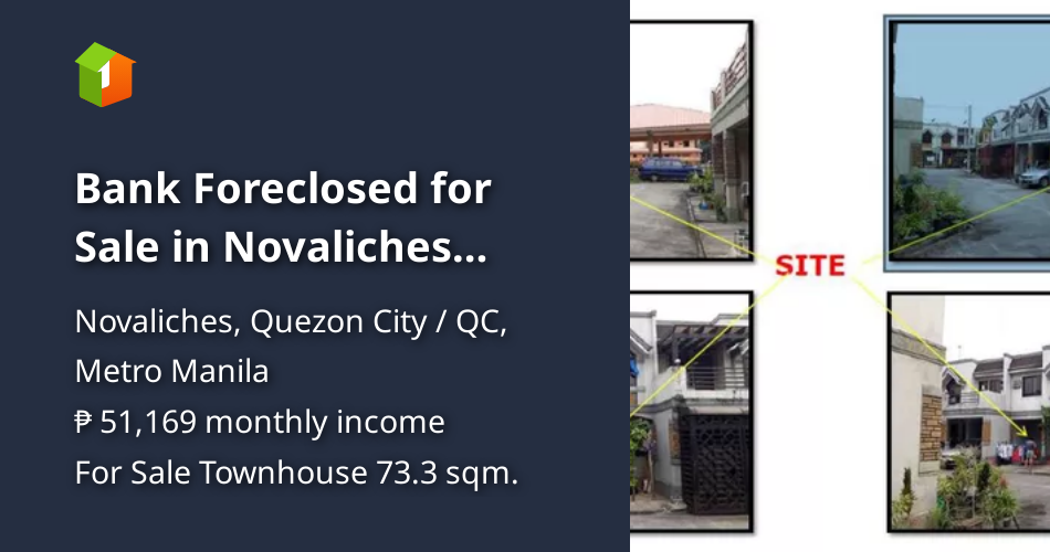 Bank Foreclosed for Sale in Novaliches Quezon City [House and Lot 🏘️