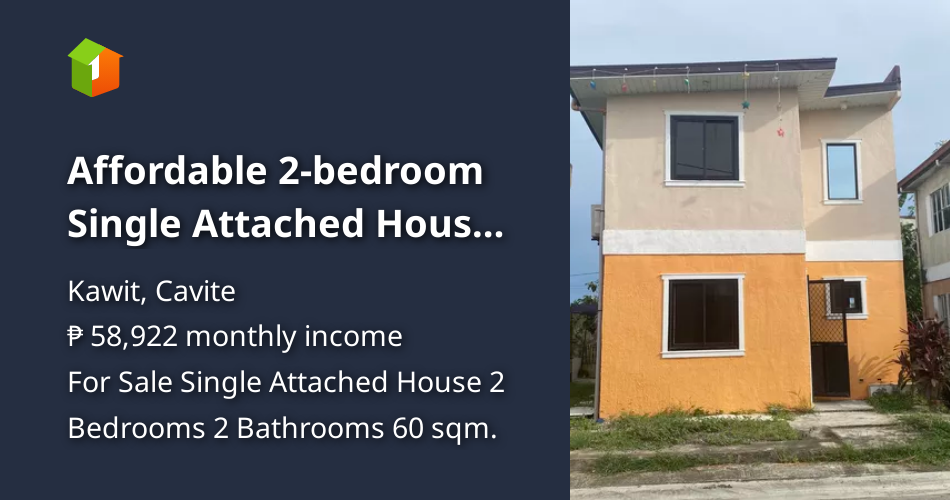Affordable 2bedroom Single Attached House in Kawit Cavite [House and