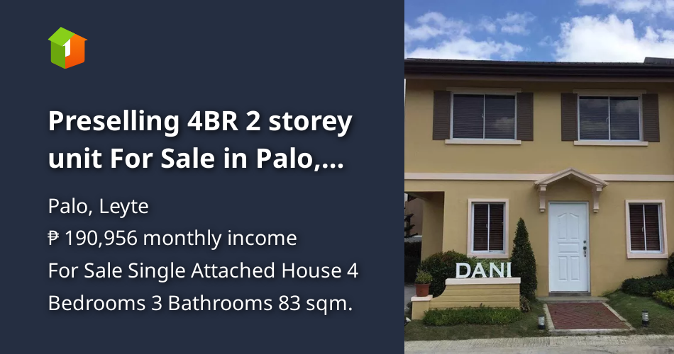 Preselling 4BR 2 storey unit For Sale in Palo, Leyte [House and Lot 🏘️