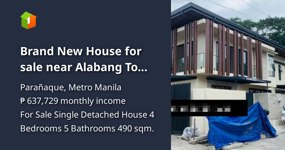 Brand New House for sale near Alabang Town Center inside BF HEVA [House