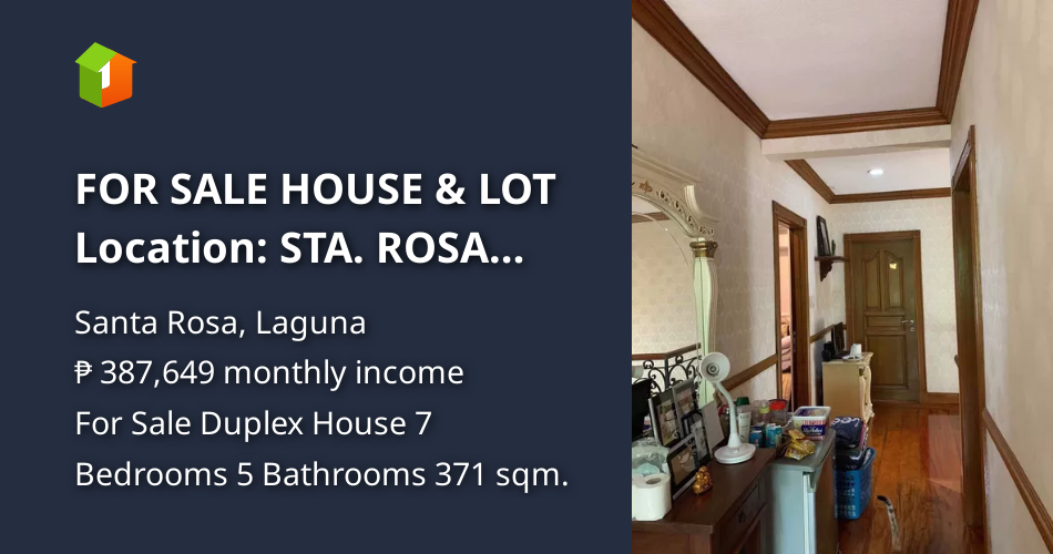FOR SALE HOUSE & LOT Location STA. ROSA ESTATES II [House and Lot 🏘️
