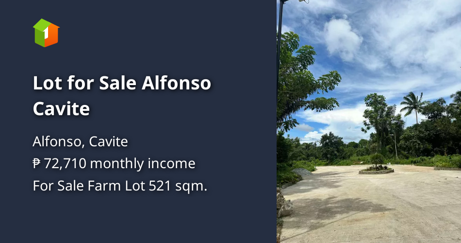 Lot for Sale Alfonso Cavite [Lot 🚜] (June 2024) in Alfonso, Cavite for sale