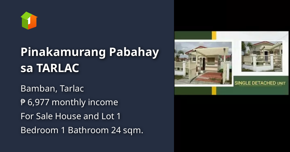 Pinakamurang Pabahay sa TARLAC [House and Lot 🏘️] (July 2023) in Bamban