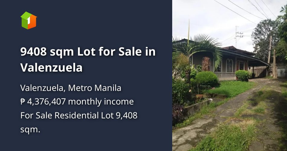 9408 sqm Lot for Sale in Valenzuela [Lot 🚜] (March 2022) in Valenzuela