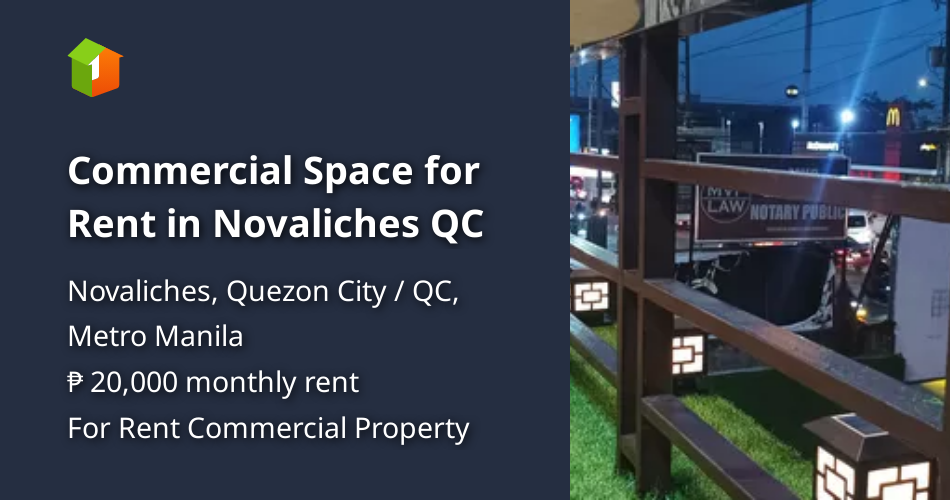 Commercial Space for Rent in Novaliches QC Properties 🏭