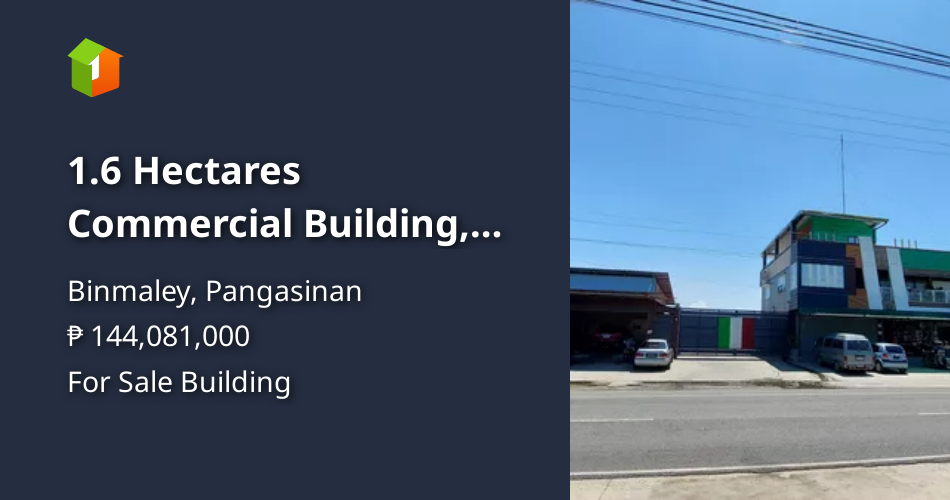 1.6 Hectares Commercial Building, Warehouse and Vacant Lot For Sale