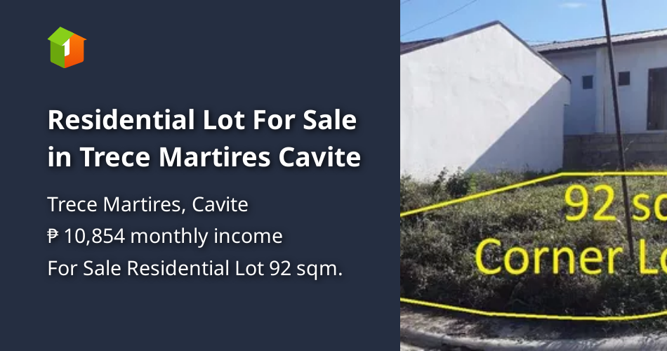 Residential Lot For Sale in Trece Martires Cavite [Lots 🚜] (September