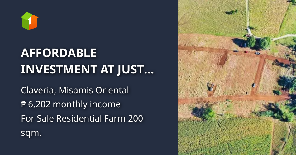 AFFORDABLE INVESTMENT AT JUST Farm Tamboboan, Claveria Misamis Orienta [Lot 🚜] (January 2023) in