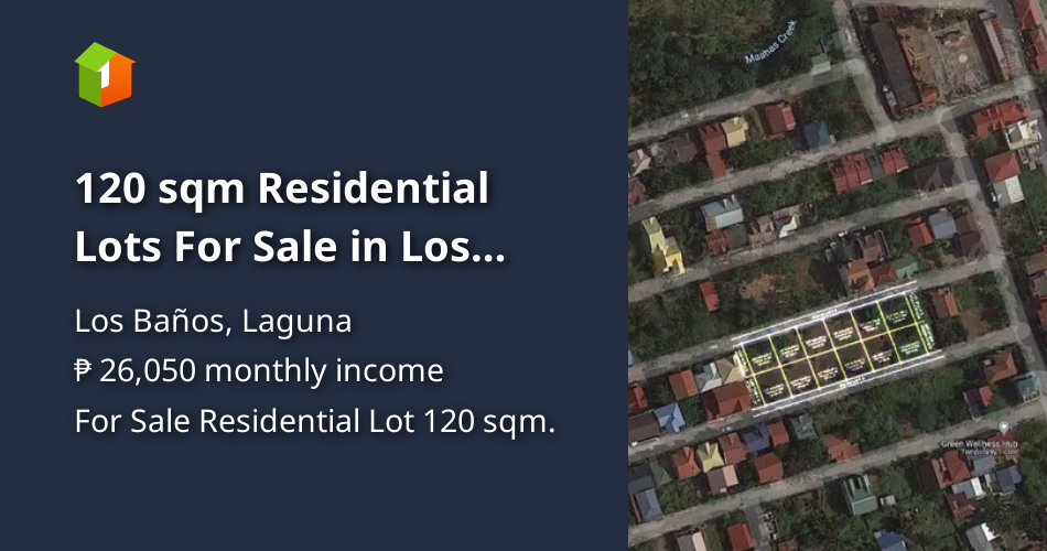 120 sqm Residential Lots For Sale in Los Banos Laguna [Lot 🚜] (April