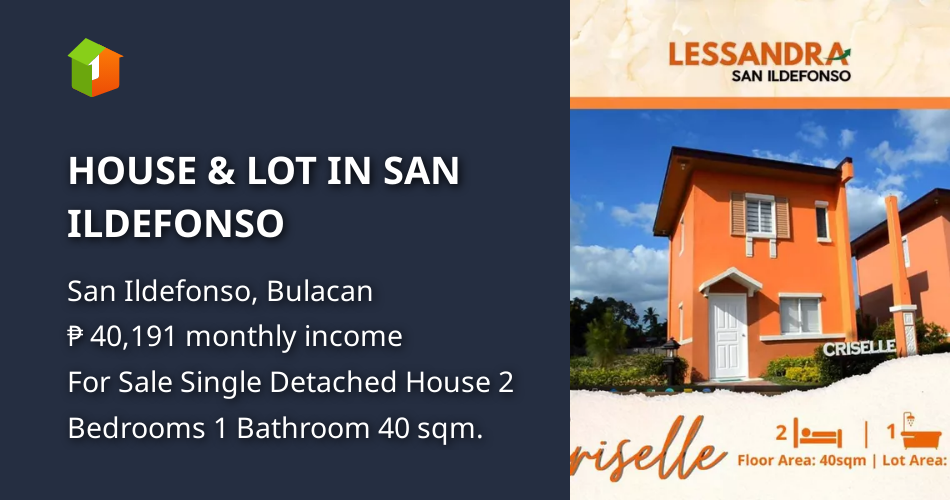HOUSE & LOT IN SAN ILDEFONSO [House and Lot 🏘️] (October 2021) in San