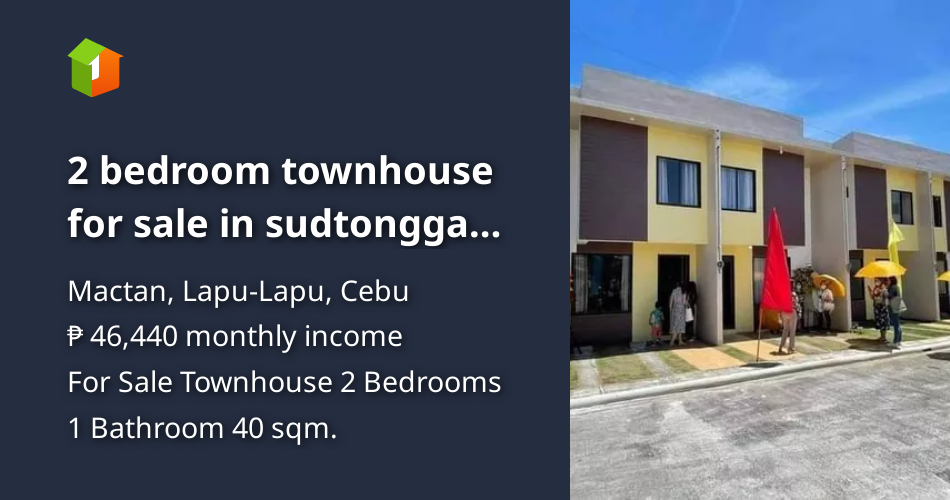 2 bedroom townhouse for sale in sudtonggan city cebu basak lapu.lapu [House and Lot 🏘️