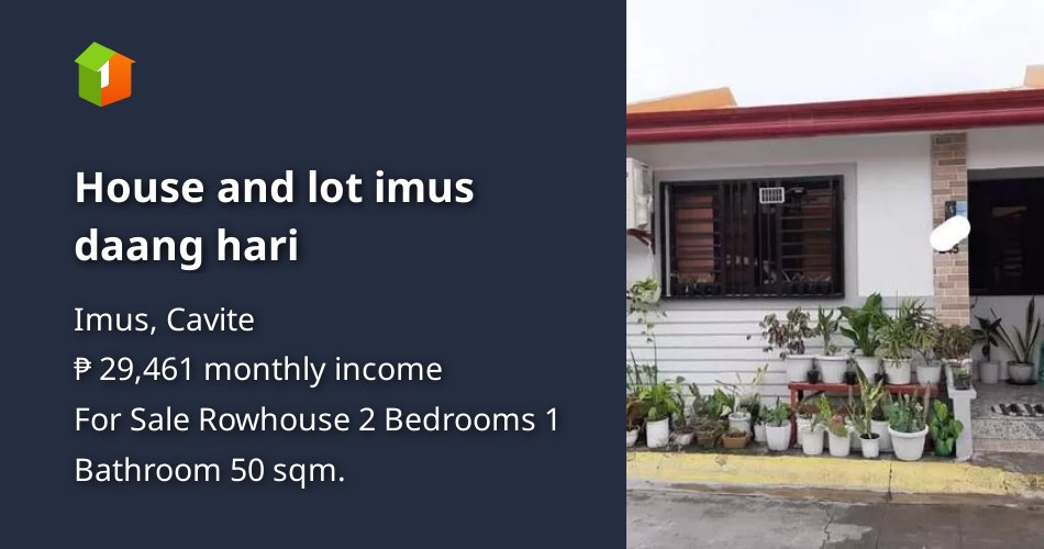 House and lot imus daang hari [House and Lot 🏘️] (October 2023) in Imus