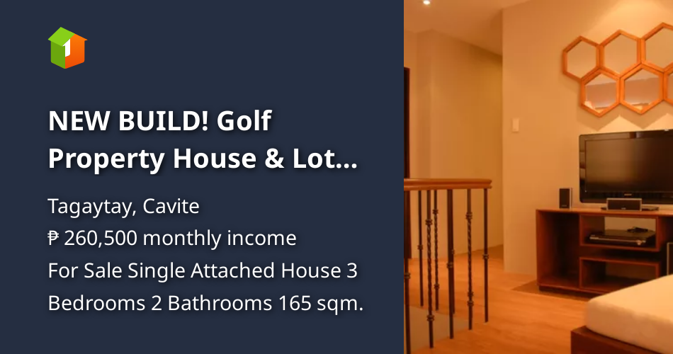 NEW BUILD! Golf Property House & Lot for Sale in Silang near Tagaytay