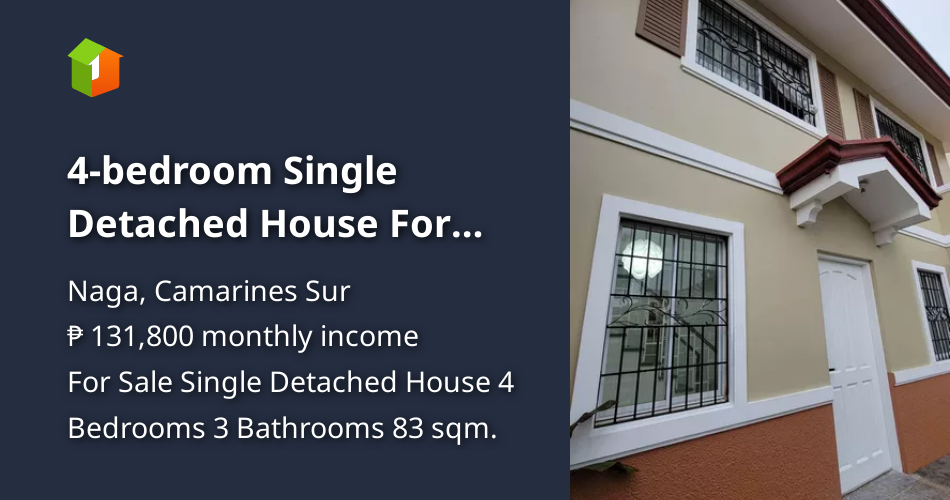 4bedroom Single Detached House For Sale in Naga Camarines Sur [House