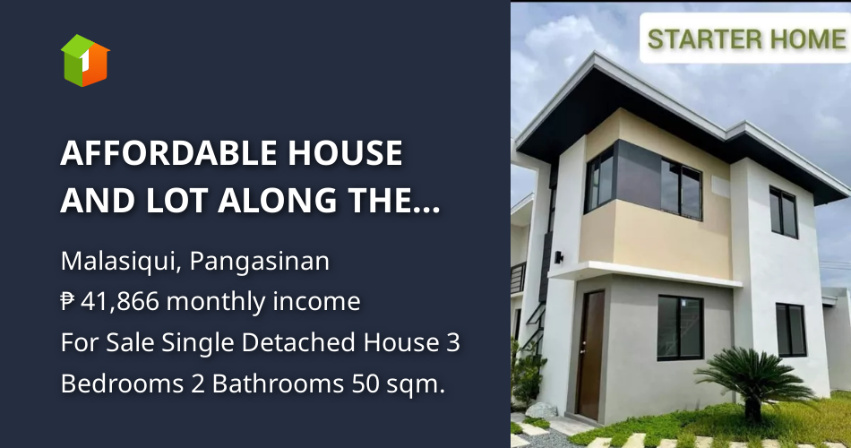 AFFORDABLE HOUSE AND LOT ALONG THE HIGHWAY [House and Lot 🏘️] (June 2024) in Malasiqui