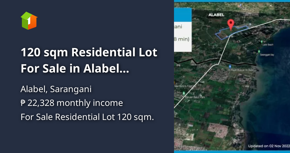 120 sqm Residential Lot For Sale in Alabel Sarangani within Hiway! [Lot 🚜] (November 2022) in