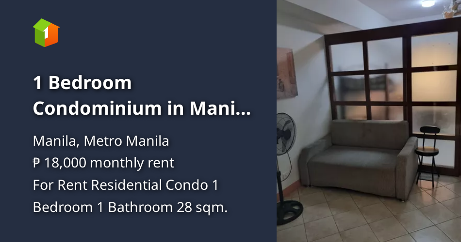 1 Bedroom Condominium in Manila Taft Near DLSU CSB [Condos 🏙️] (May