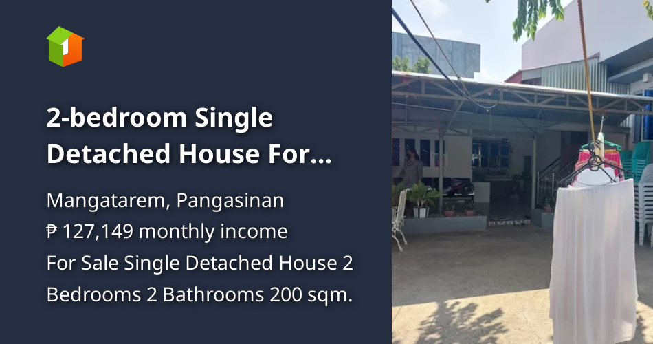 2bedroom Single Detached House For Sale in Mangatarem Pangasinan