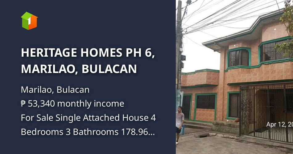 HERITAGE HOMES PH 6, MARILAO, BULACAN [House and Lot 🏘️] (November 2023