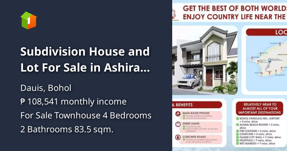 Subdivision House and Lot For Sale in Ashira Crown DauisPanglao [House
