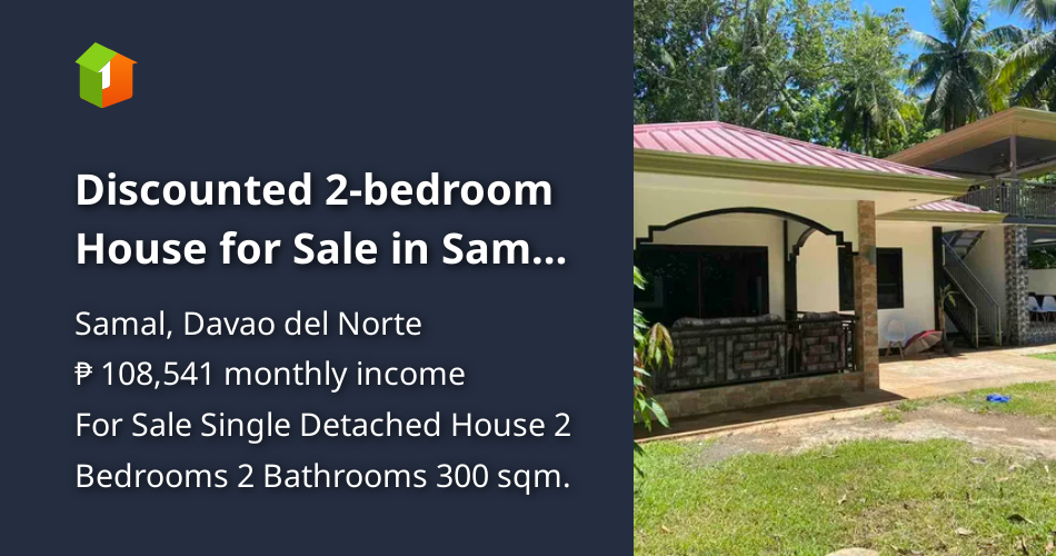 Discounted 2bedroom House for Sale in Samal Island Davao [Houses and