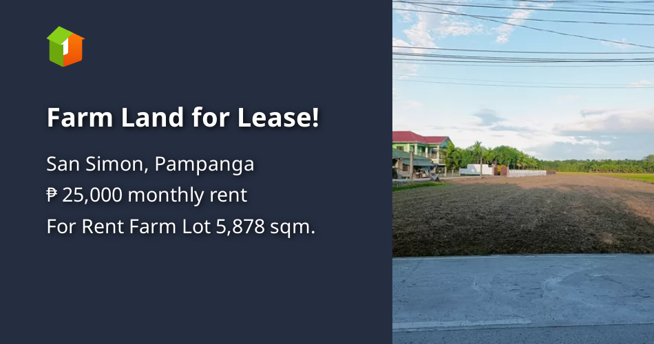 Farm Land for Lease! [Lots 🚜] (January 2024) in San Simon, Pampanga for rent / lease