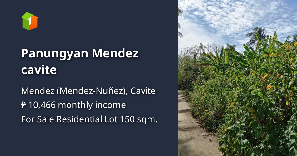 Panungyan Mendez cavite [Lot 🚜] (November 2023) in Mendez (MendezNuñez